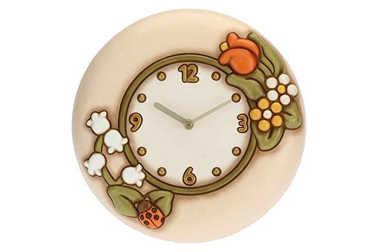 THUN, Orologio da Parete con Coccinella Portafortuna