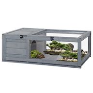 PawHut Terrario Casa per Tartarughe di Terra