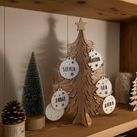 WONDEE Albero di Natale in Legno