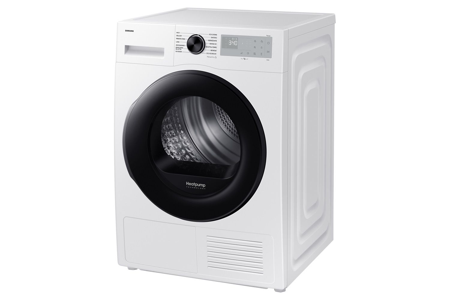 Samsung Asciugatrice pompa di calore 9 kg DV90DG52A0AHET