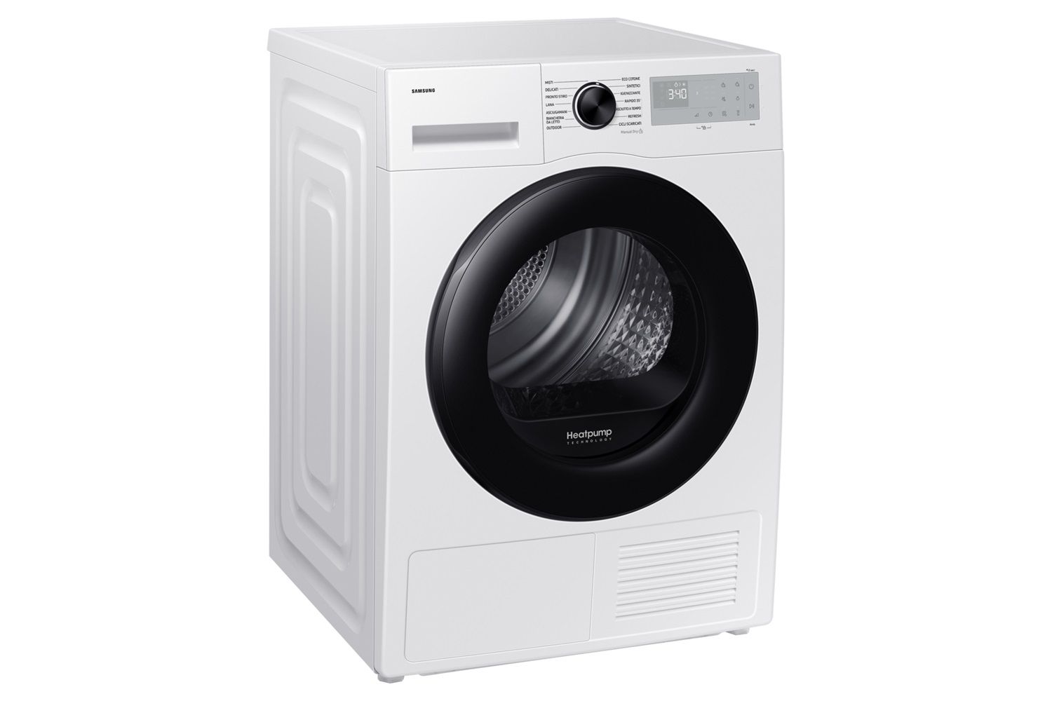 Samsung Asciugatrice pompa di calore 9 kg DV90DG52A0AHET
