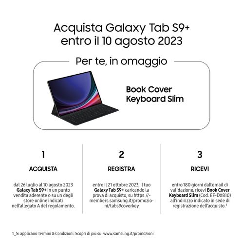 Samsung Galaxy Tab S9+ 256 GB con S Pen