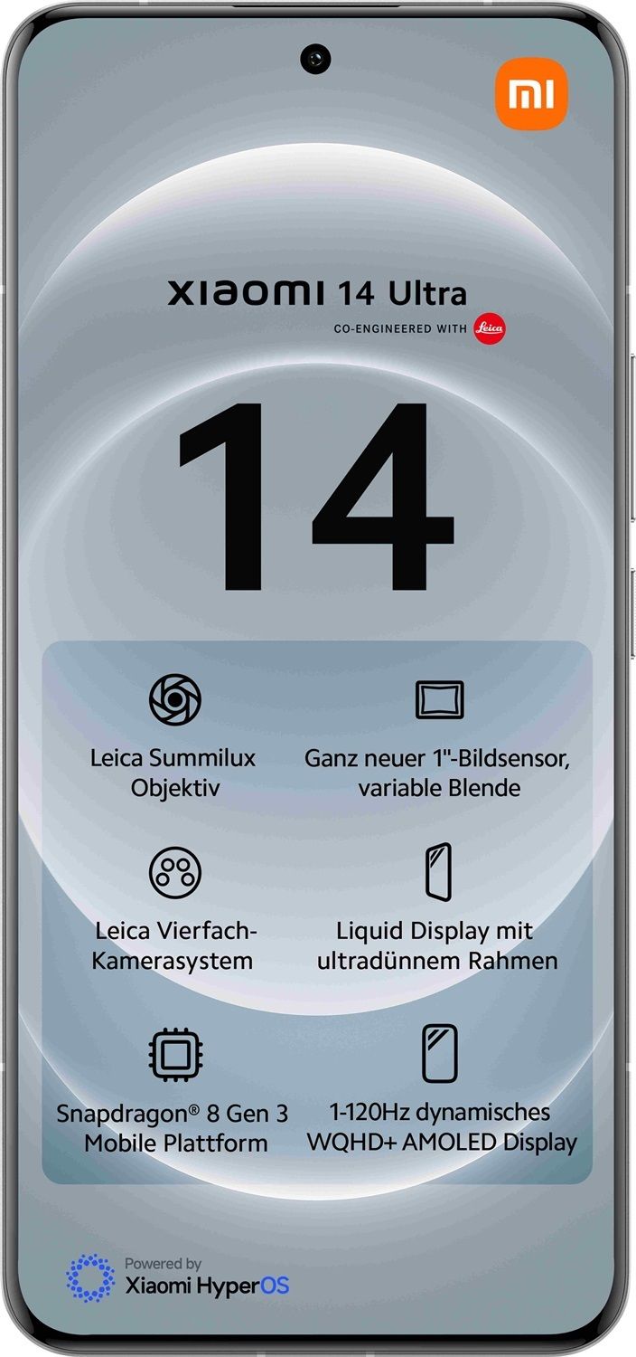 Xiaomi 14 Ultra 16/512 GB + Kit foto Leica