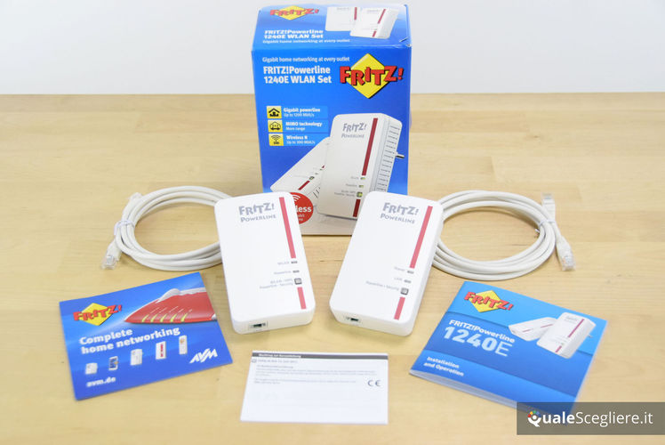 AVM Fritz!Powerline 1240E Wlan Set