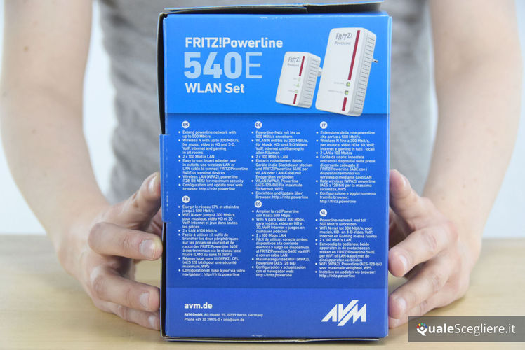 AVM Fritz!Powerline 540E Wlan Set