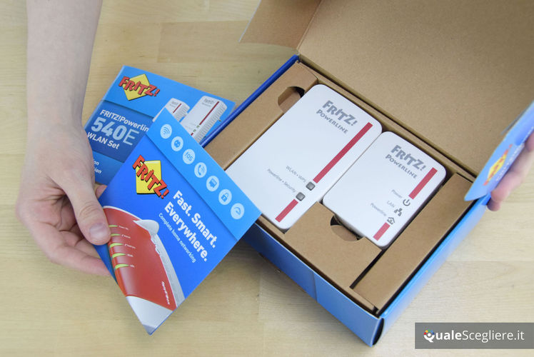 AVM Fritz!Powerline 540E Wlan Set