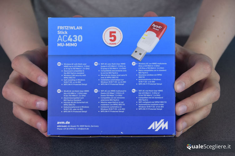 AVM Fritz!Wlan USB AC 430 MU-MIMO