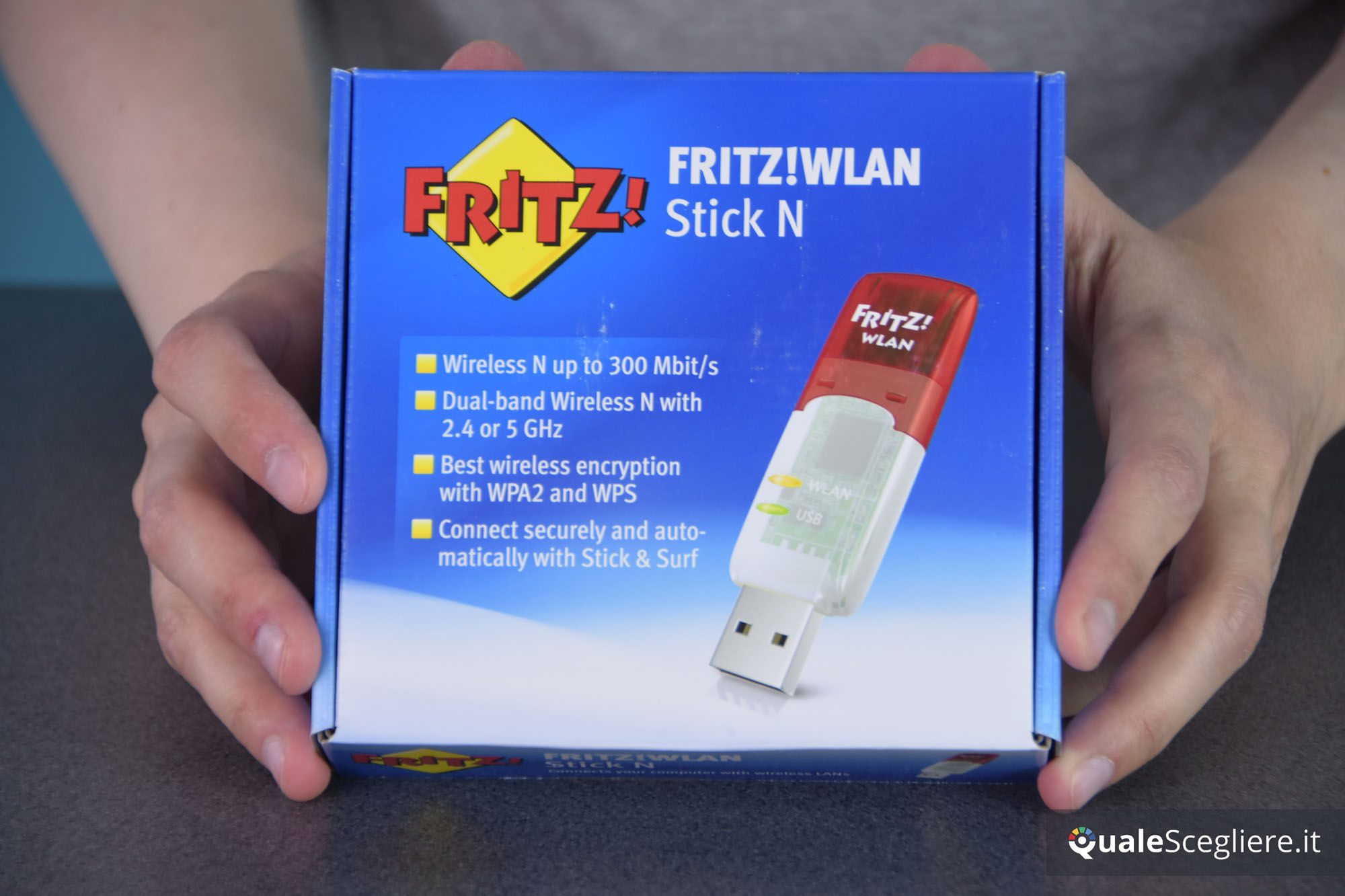compatible con cualquier router WiFi AVM FRITZ!WLAN USB Stick N v2 International 