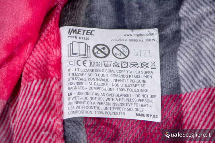 Imetec Adapto Velvet Tartan con tasca