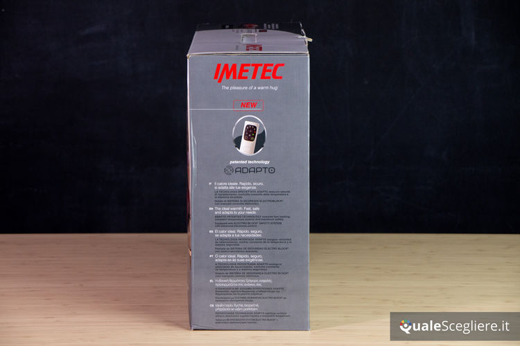 Imetec Adapto Velvet Tartan con tasca