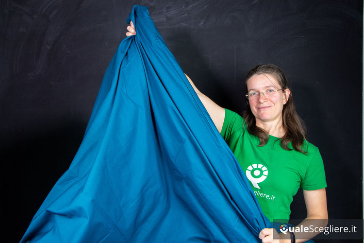 Dalfilo Completo copripiumino percalle blu