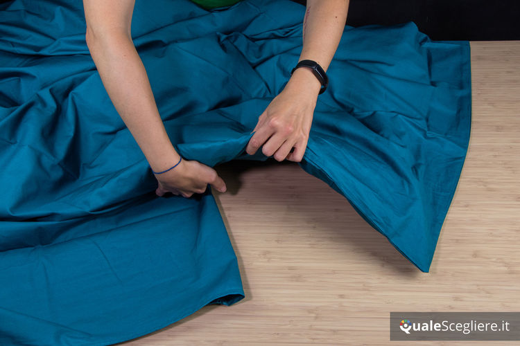 Dalfilo Completo copripiumino percalle blu