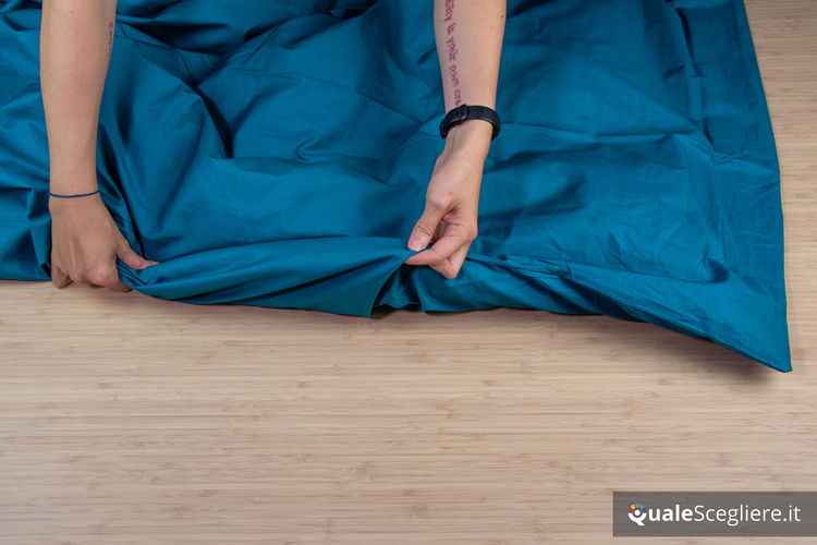 Dalfilo Completo copripiumino percalle blu