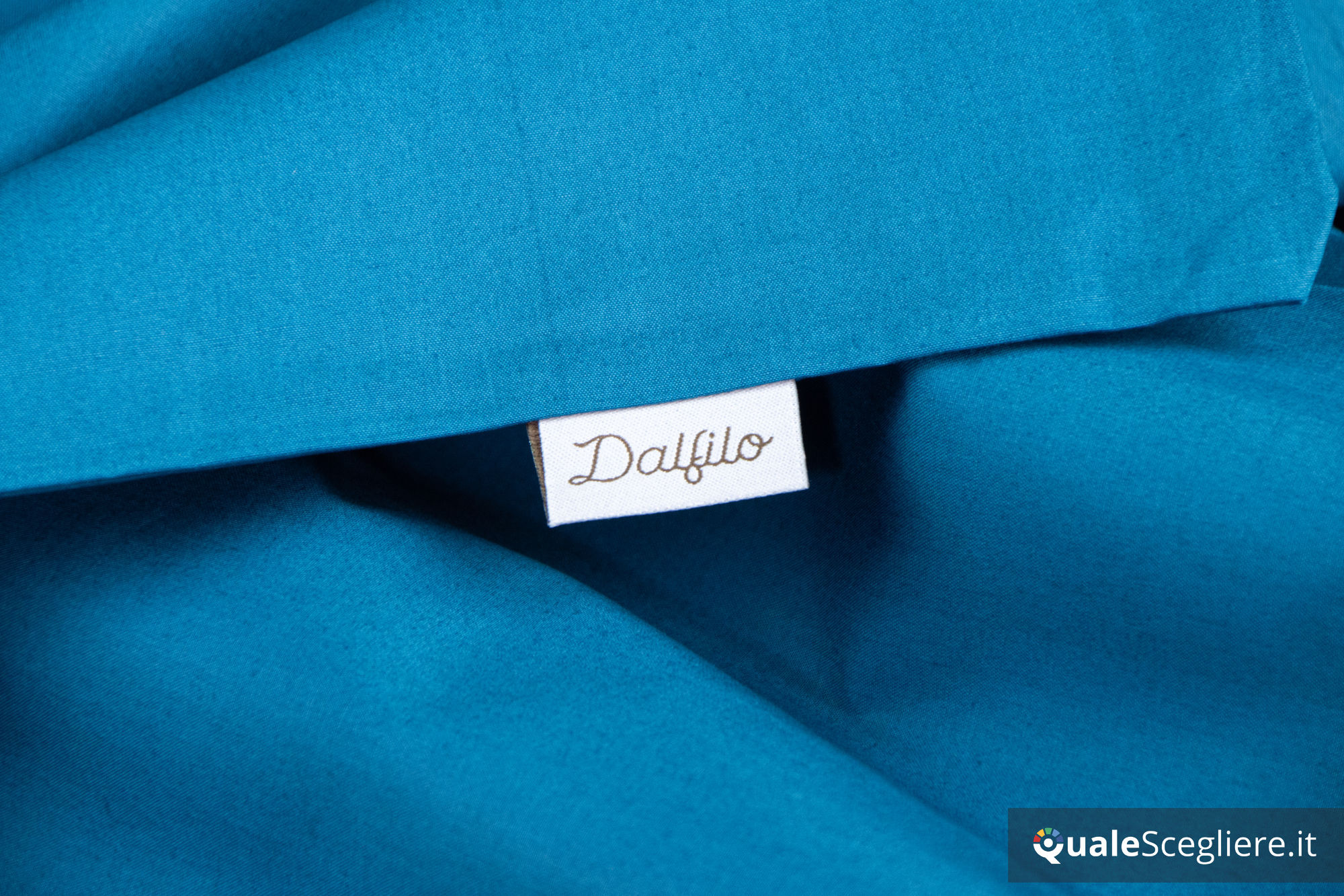 Dalfilo Completo copripiumino percalle blu