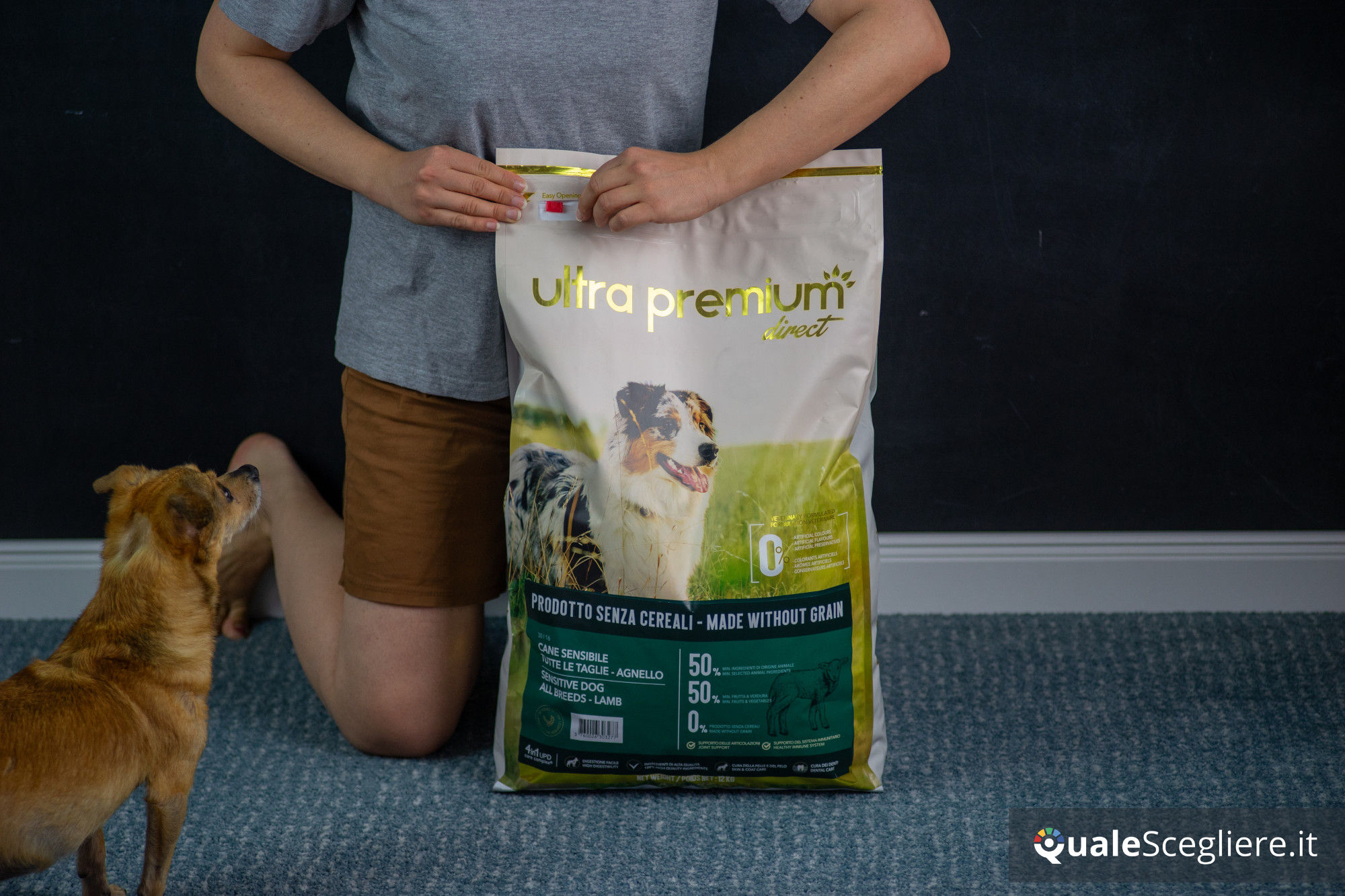 Ultra Premium Direct Agnello senza cereali per cani adulti sensibili 12 kg