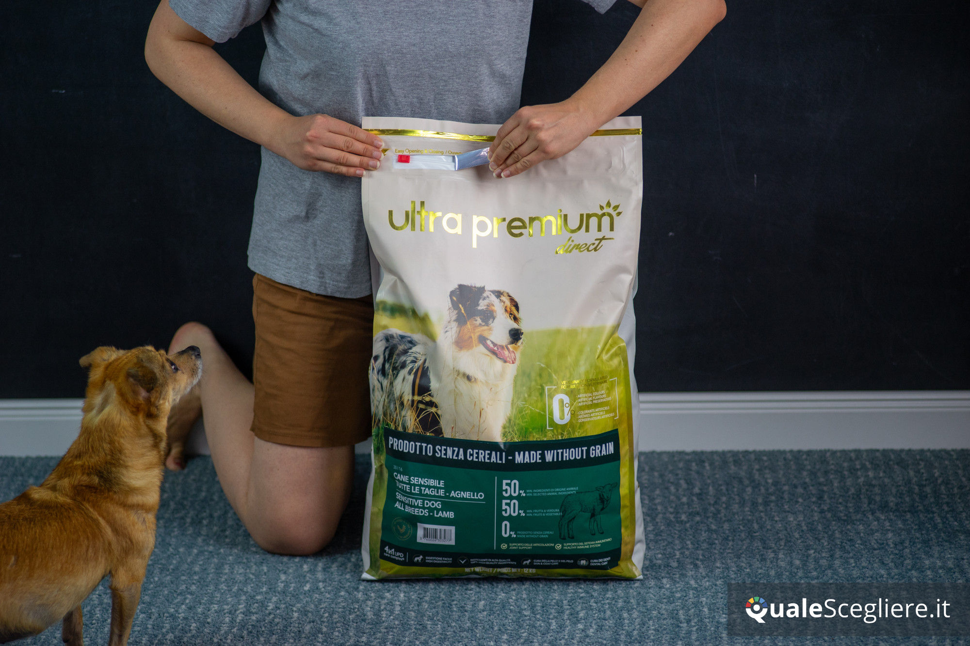 Ultra Premium Direct Agnello senza cereali per cani adulti sensibili 12 kg