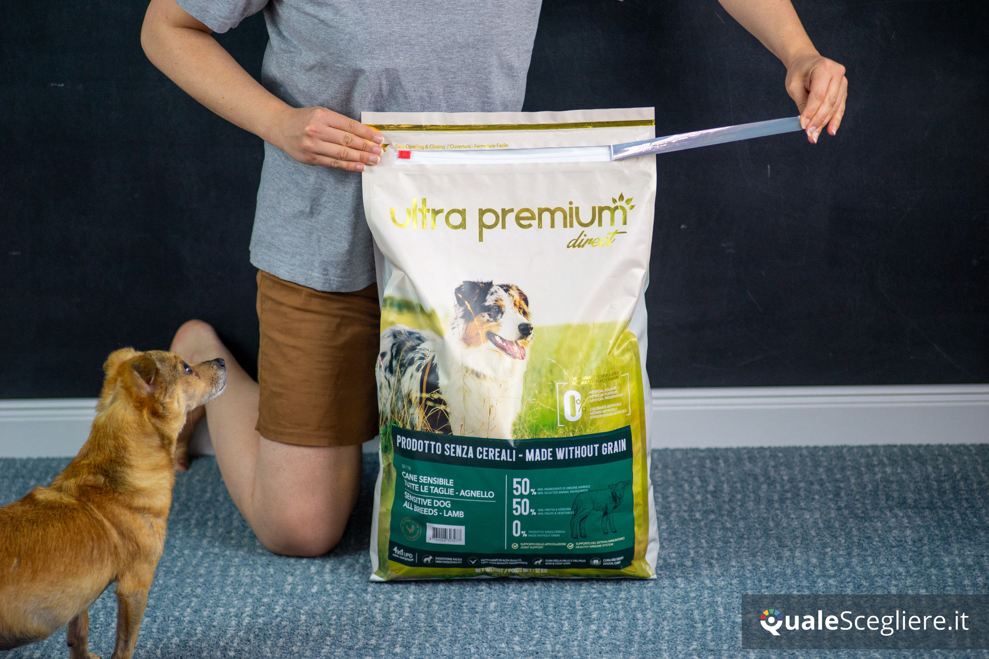 Ultra Premium Direct Agnello senza cereali per cani adulti sensibili 12 kg