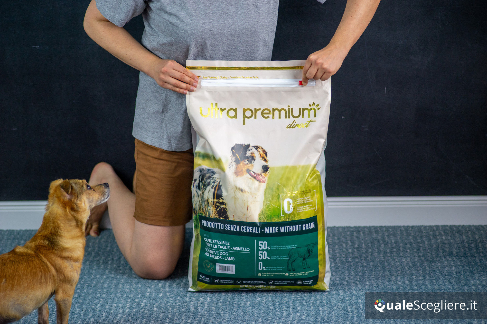 Ultra Premium Direct Agnello senza cereali per cani adulti sensibili 12 kg
