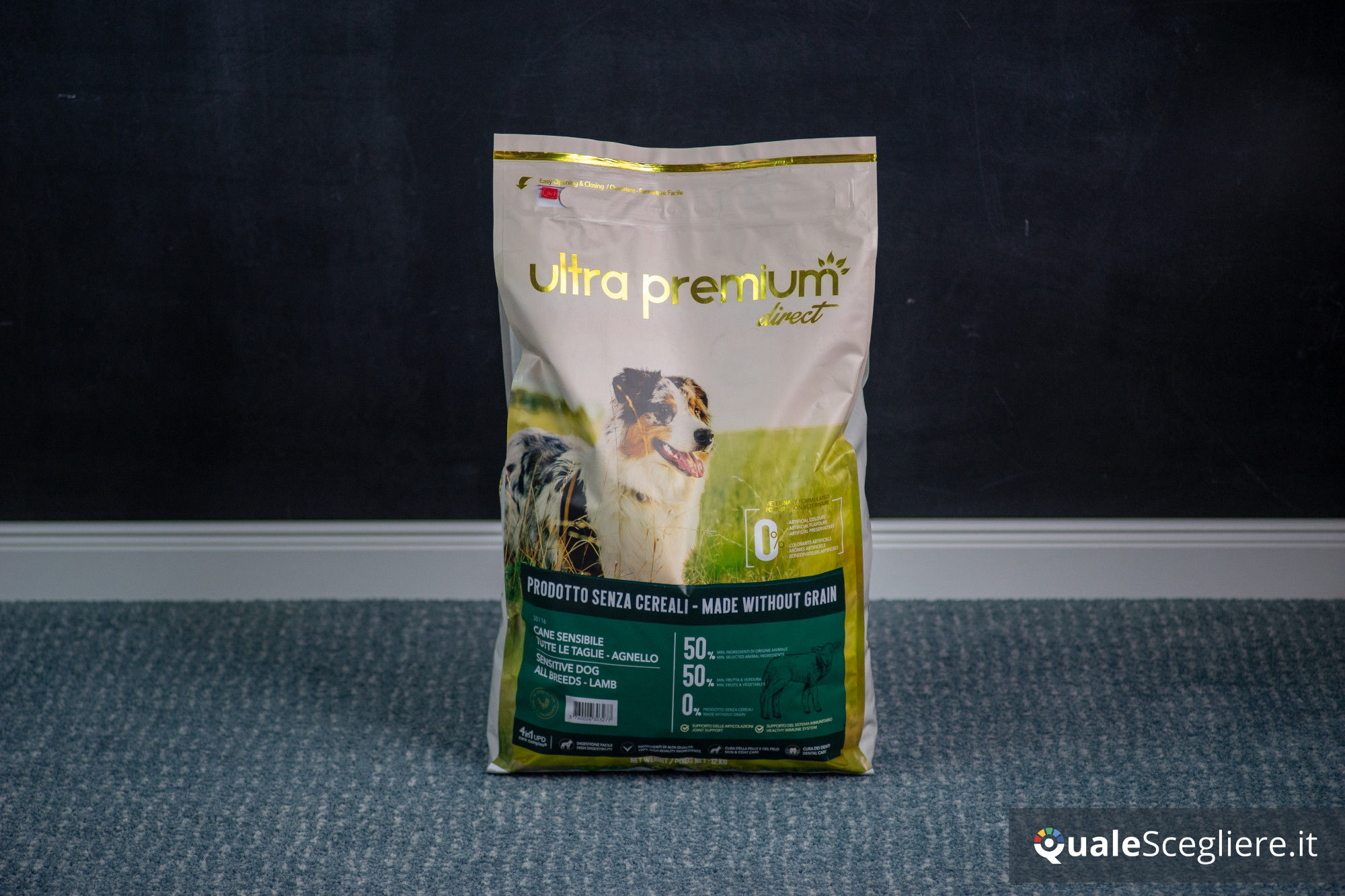 Ultra Premium Direct Agnello senza cereali per cani adulti sensibili 12 kg