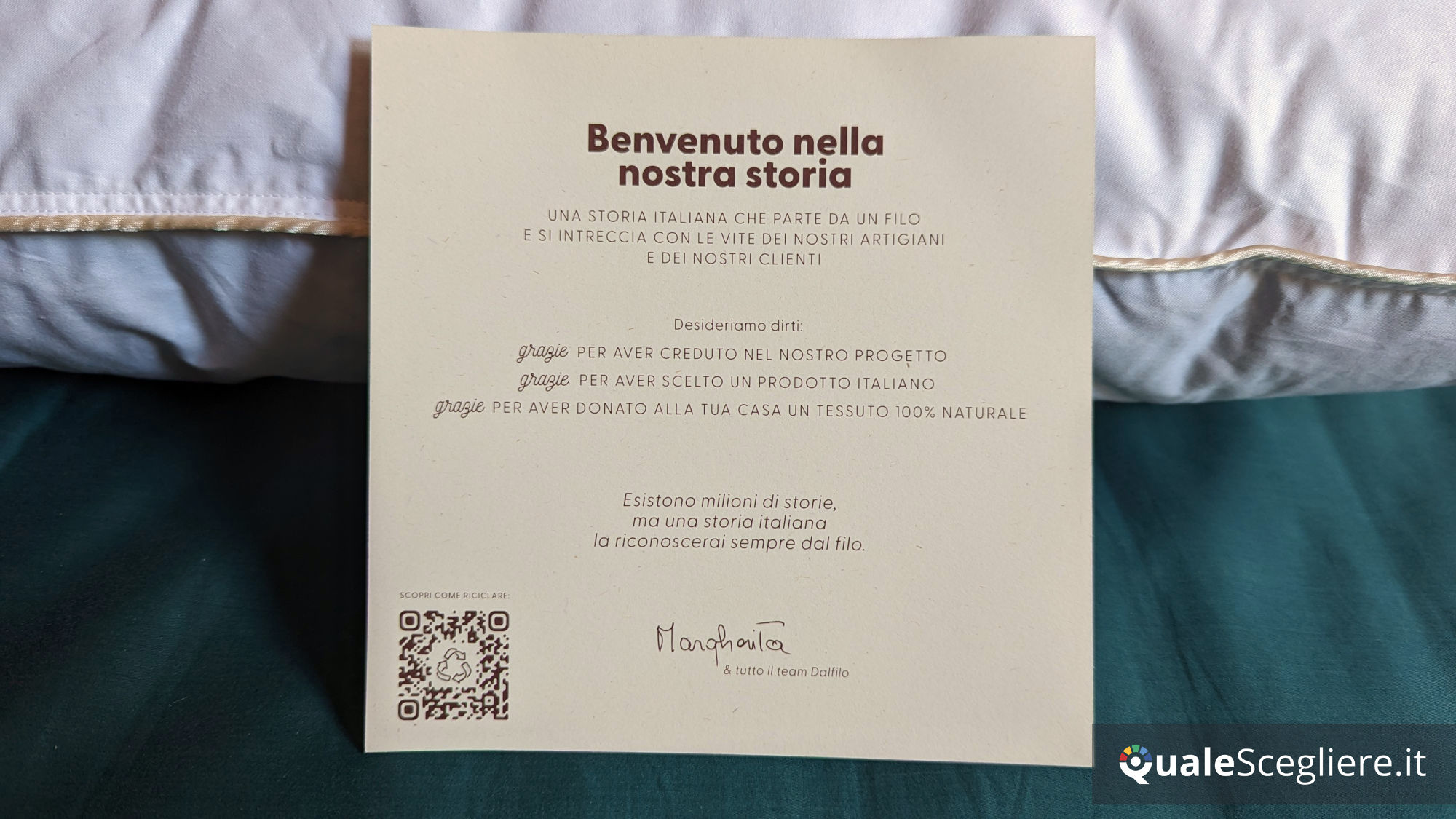 Dalfilo Cuscino in piuma Superior