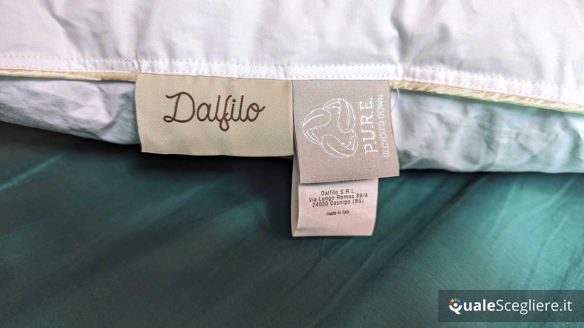 Dalfilo Cuscino in piuma Superior