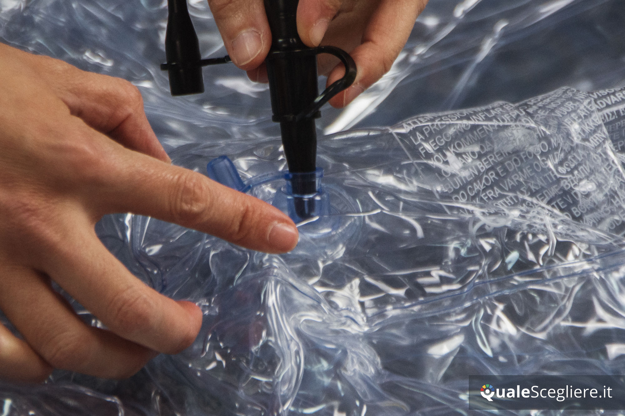 Intex Beanless Bag trasparente 66500NP