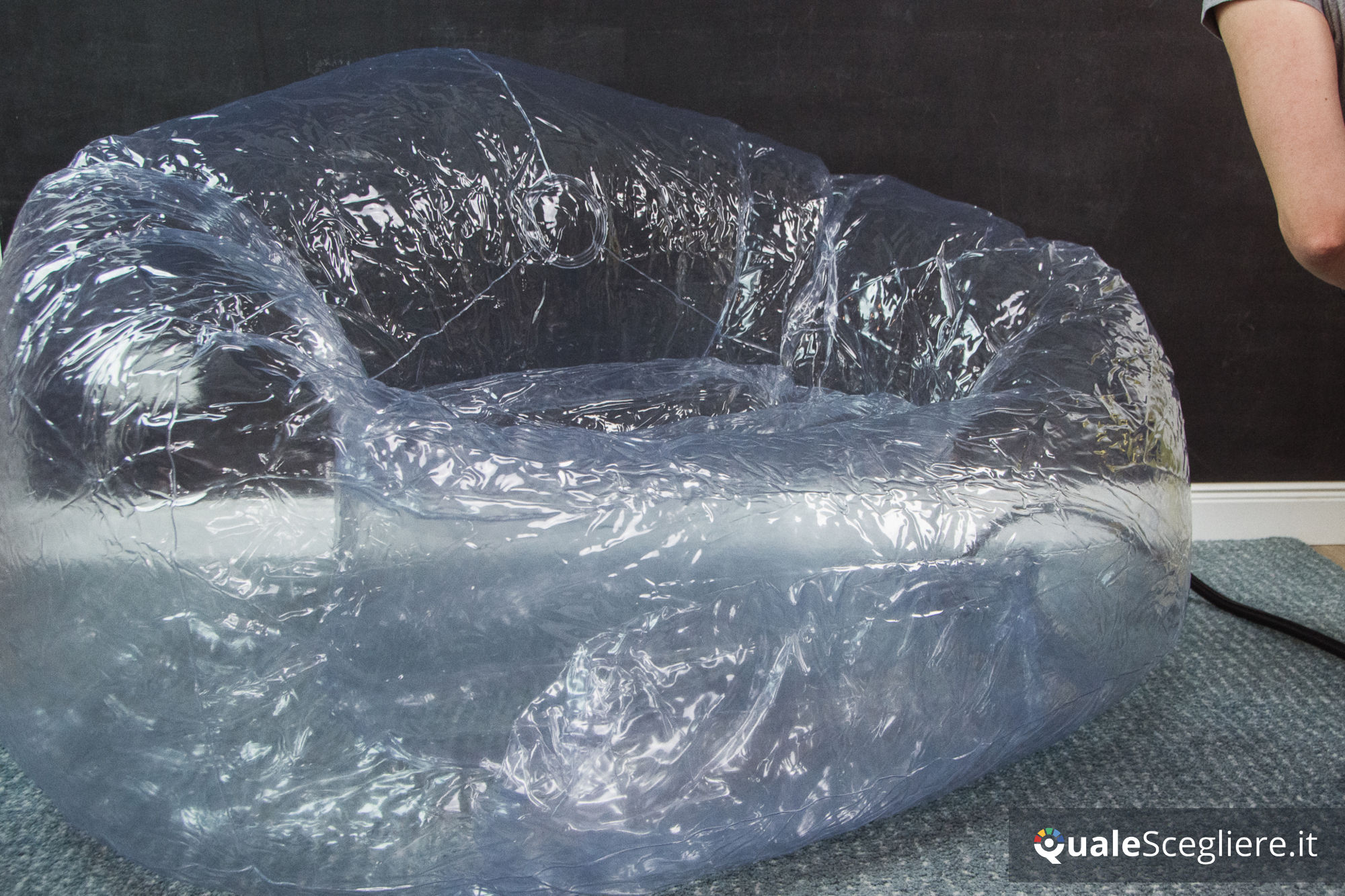 Intex Beanless Bag trasparente 66500NP