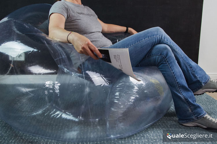 Intex Beanless Bag trasparente 66500NP