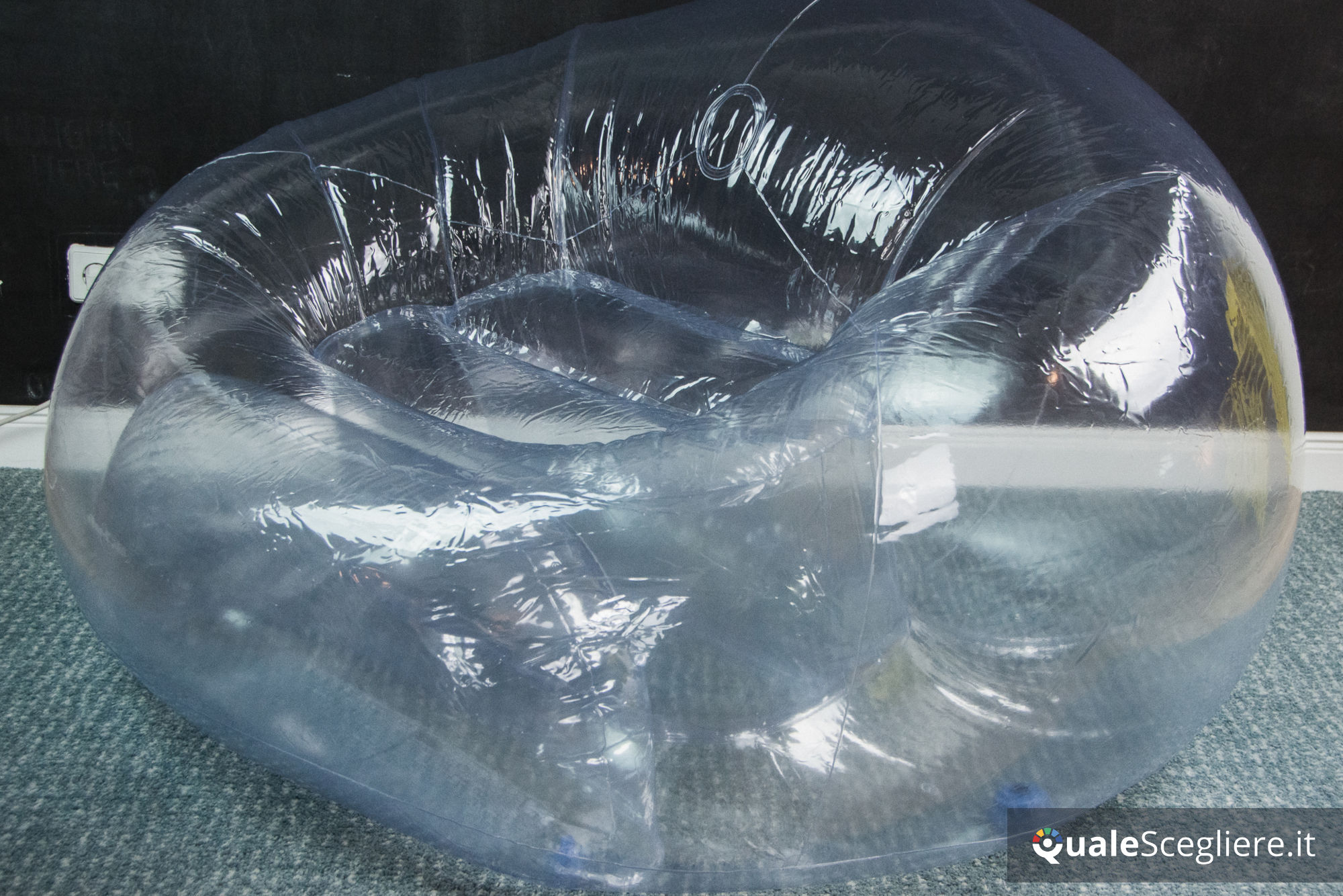 Intex Beanless Bag trasparente 66500NP