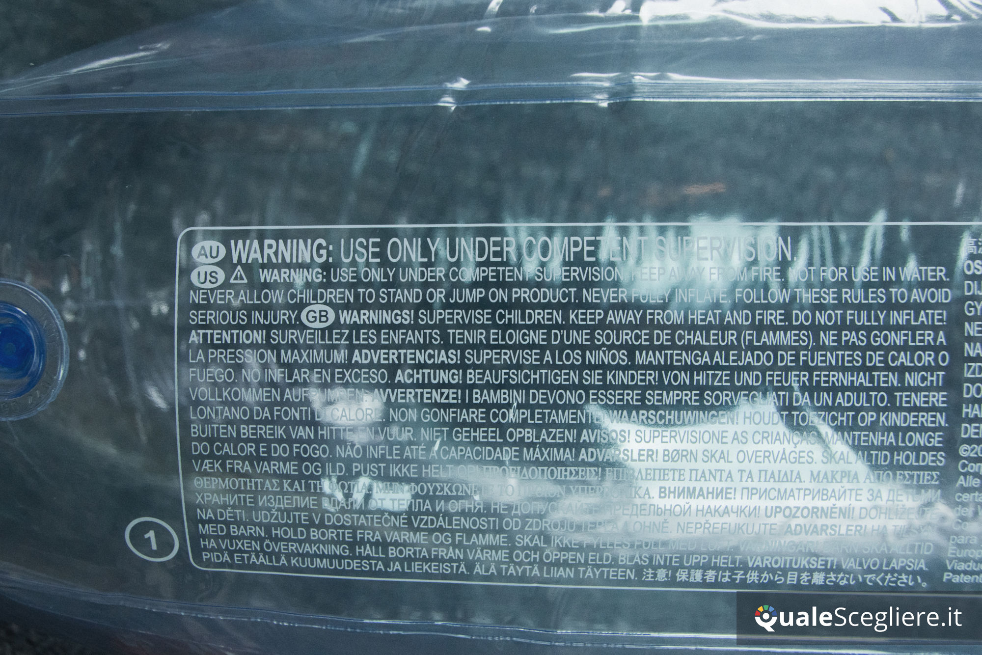 Intex Beanless Bag trasparente 66500NP