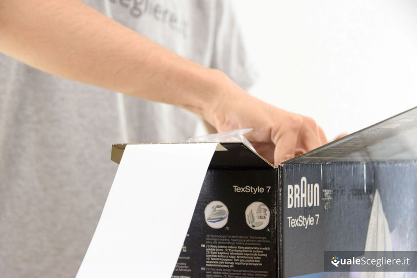 Serbatoio Acqua Con Manico Per Ferro Da Stiro Braun TexStyle 7, TS775, TS785 - Ricambio Originale Cod. 4679, 4690