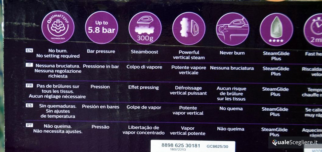 Philips GC8625/30 PerfectCare Aqua