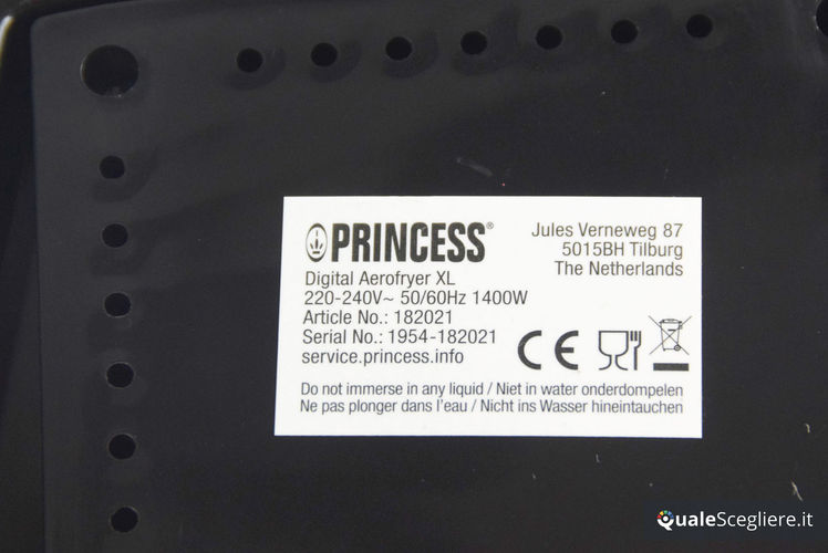 Princess Digital Aerofryer XL 182021