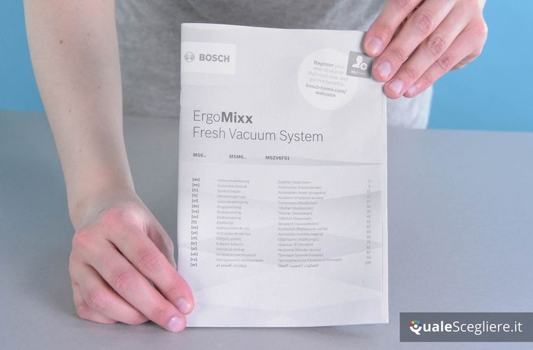 Bosch ErgoMixx Fresh Vacuum MS6CB61V1