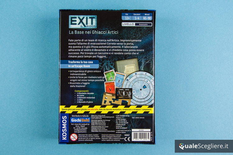 Giochi Uniti Exit Il gioco La base nei ghiacci artici