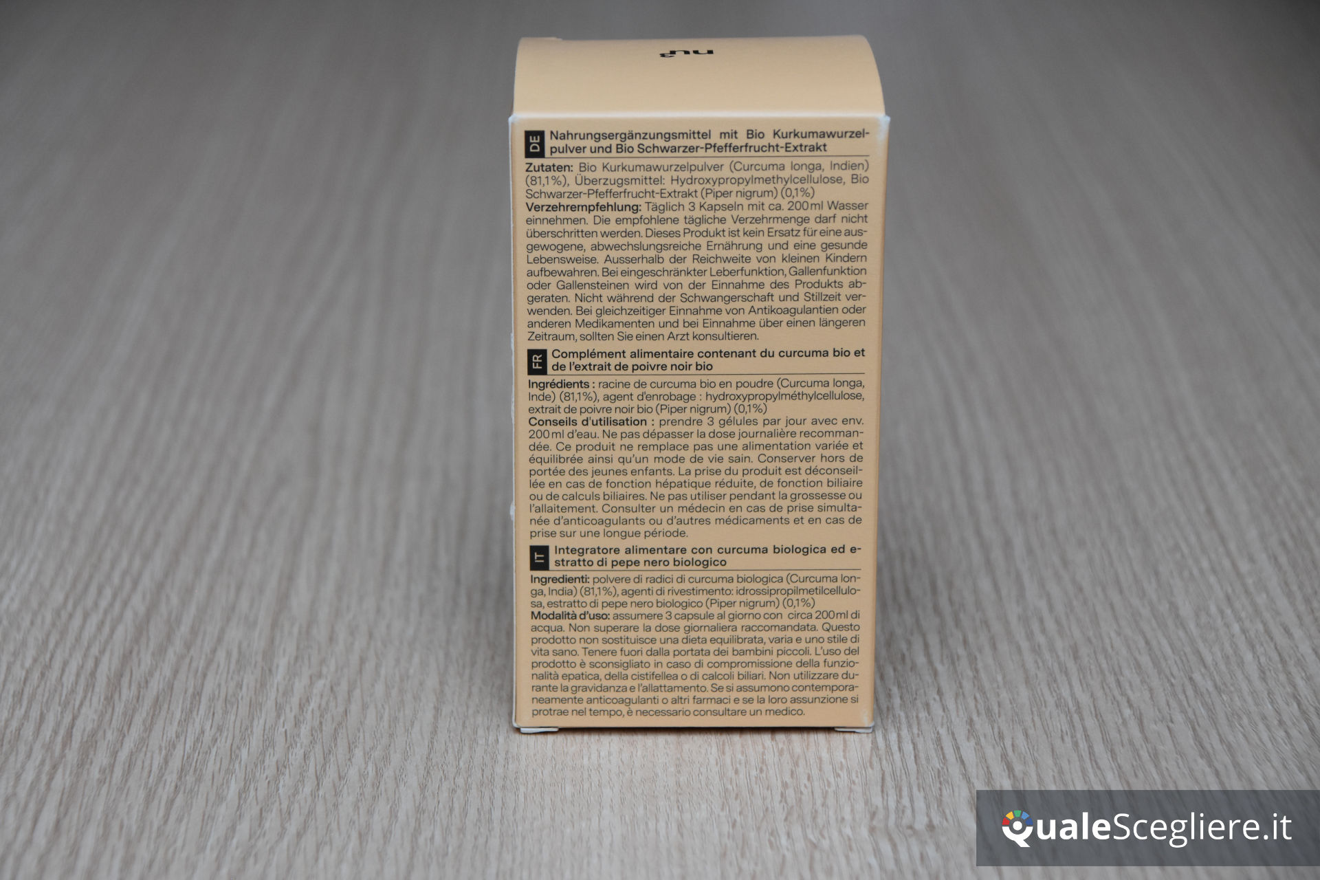 nu3 Curcuma in capsule bio