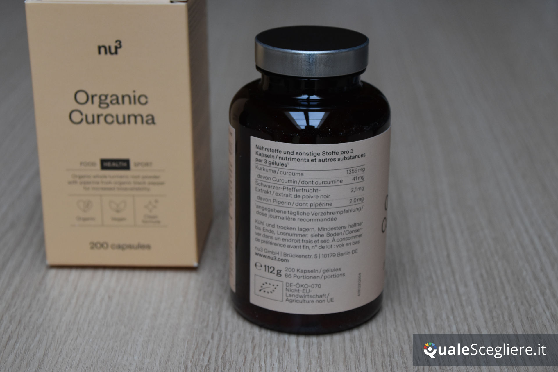 nu3 Curcuma in capsule bio
