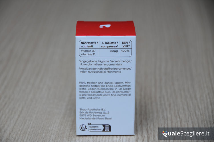 Redcare Vitamina D3 800 U.I.