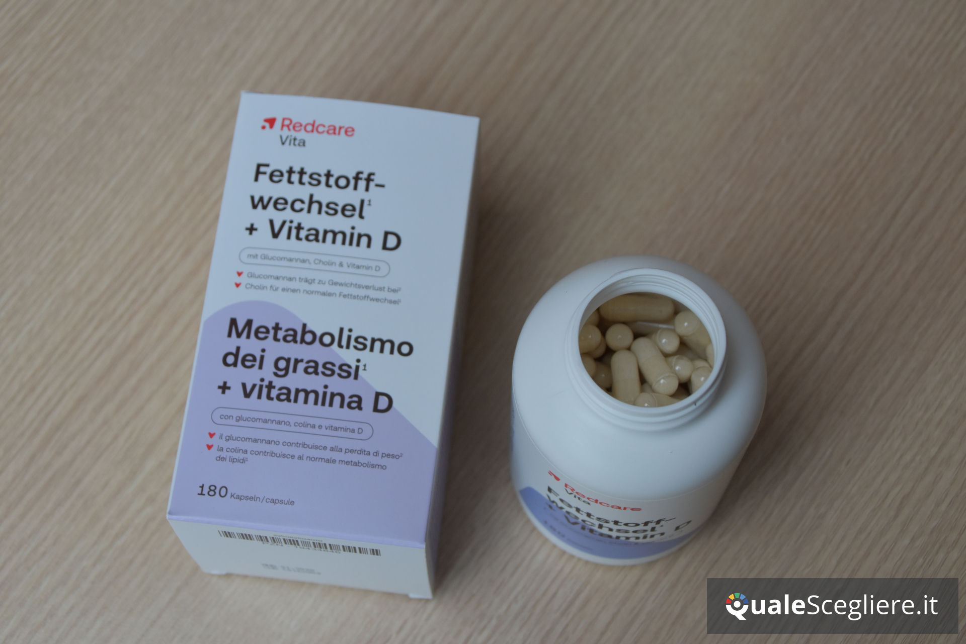 Redcare Vita Metabolismo dei grassi + Vitamina D