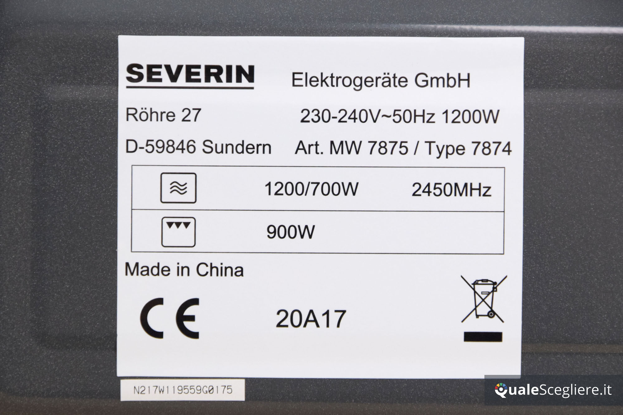Severin MW 7875