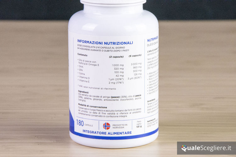 Nutrimaris Olio di caviale