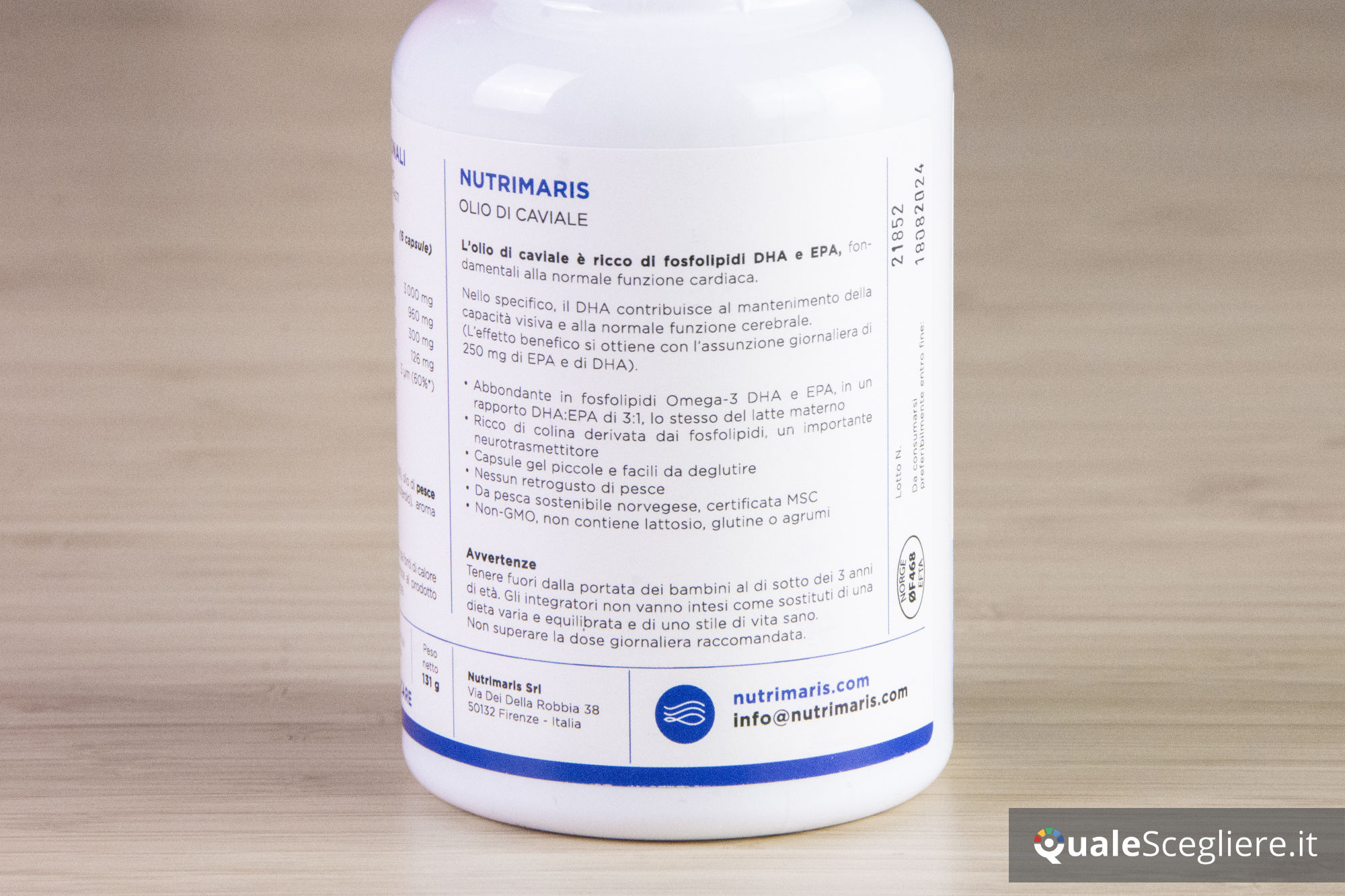 Nutrimaris Olio di caviale