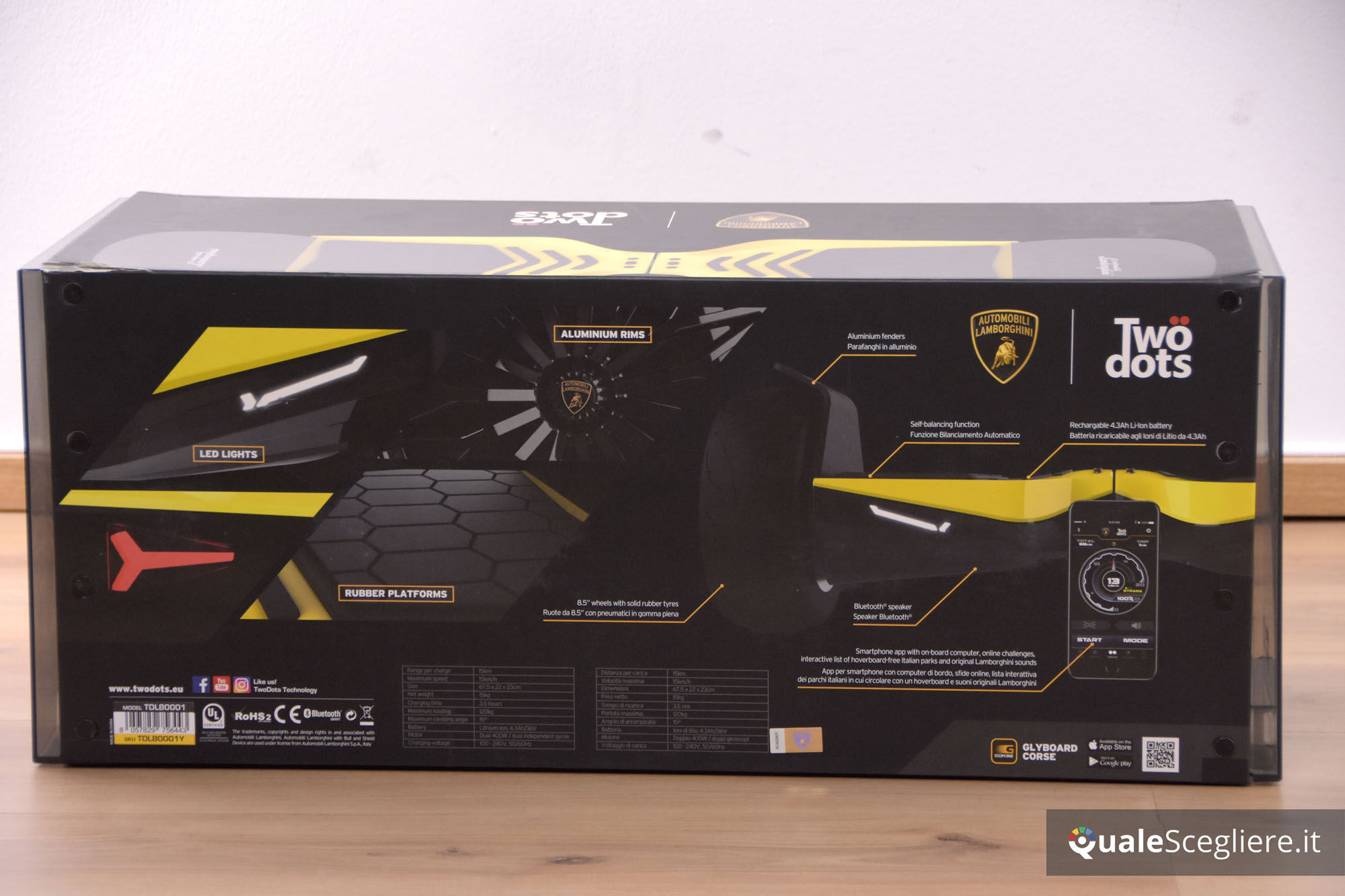 Twodots Glyboard Corse Lamborghini