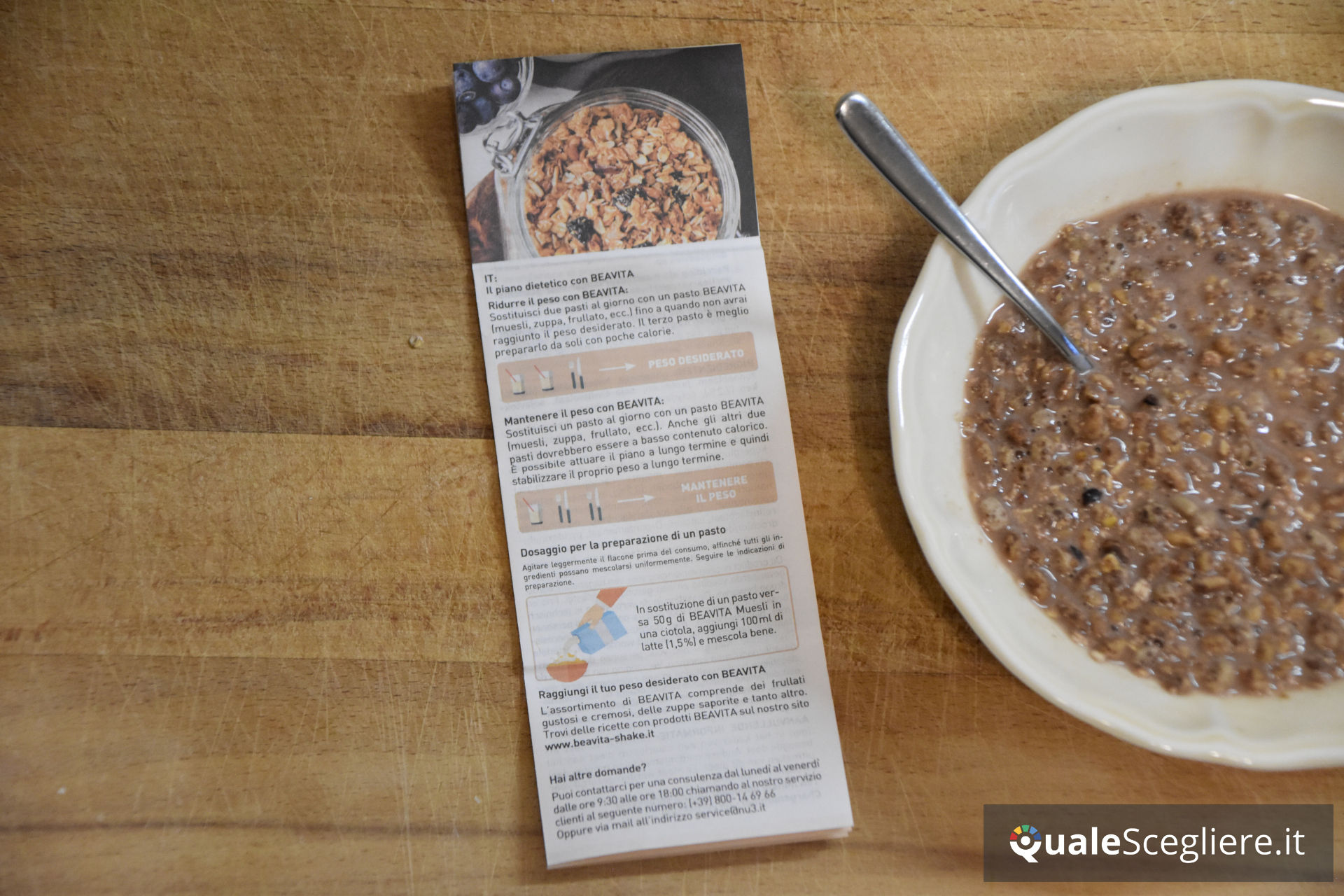 BEAVITA Muesli dietetico al cioccolato