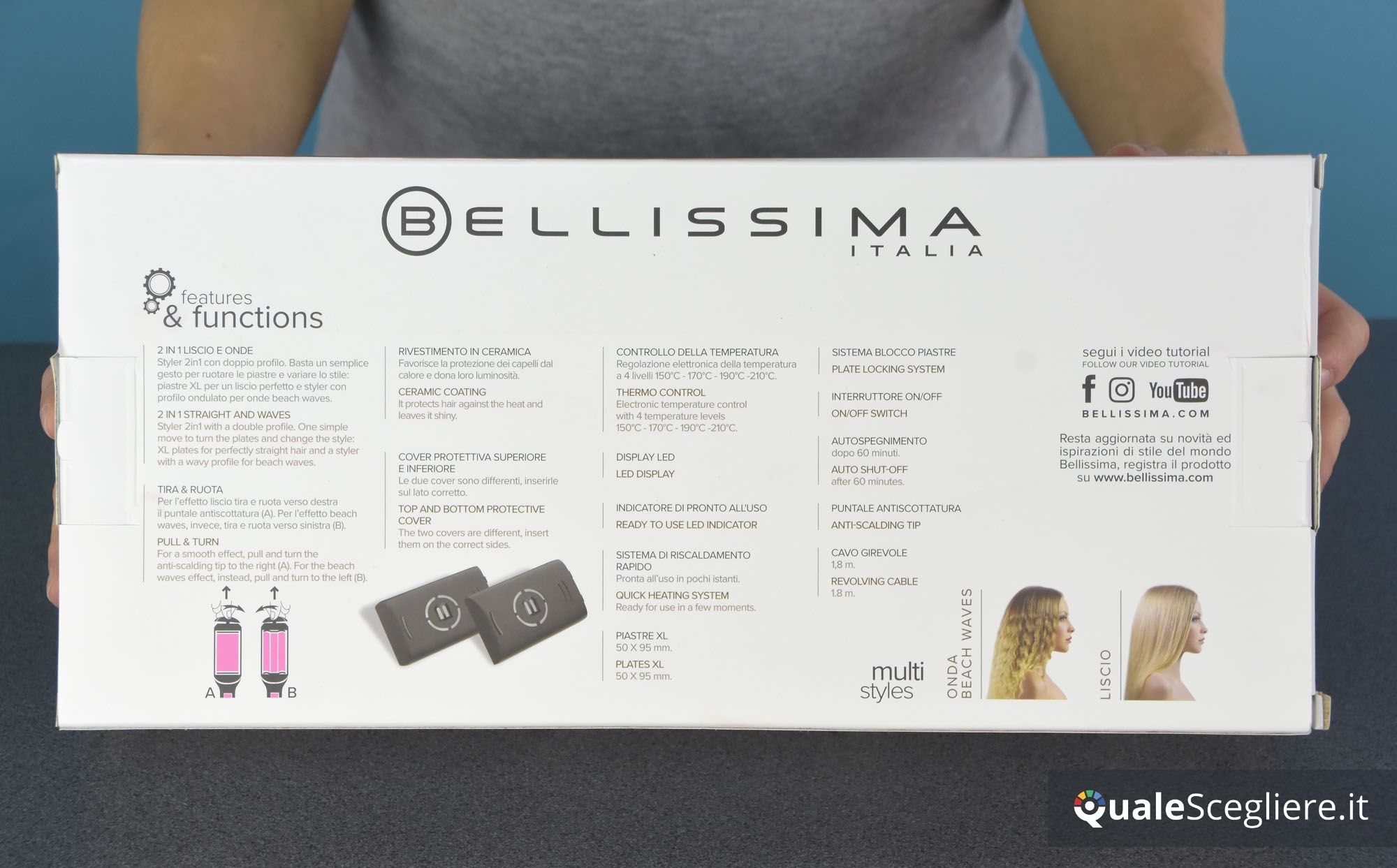 Imetec Bellissima My Pro 2 in 1 Straight & Waves B29100
