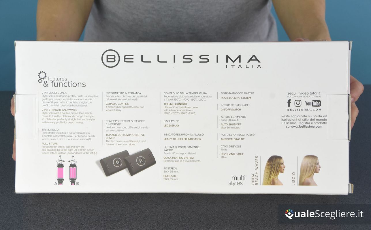 Imetec Bellissima My Pro 2 in 1 Straight & Waves B29100