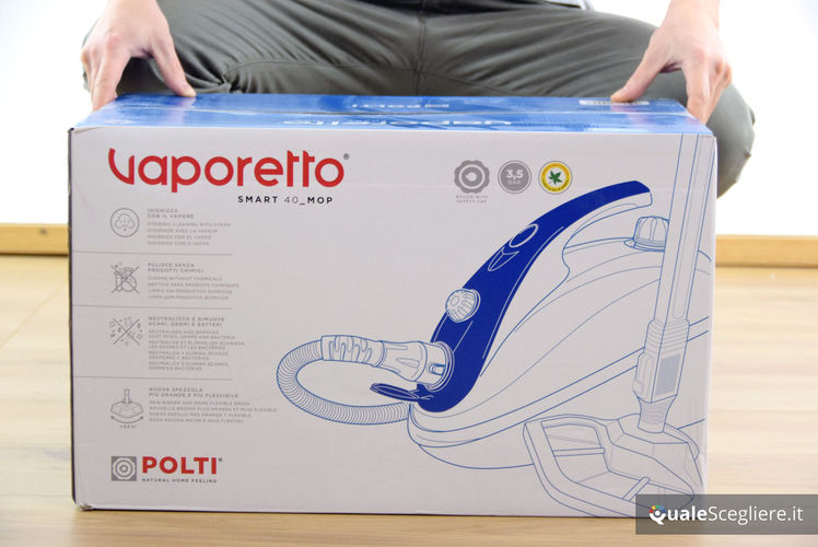 Vaporetto Polti Smart 40_MOP con cepillo Vaporforce · Polti · El
