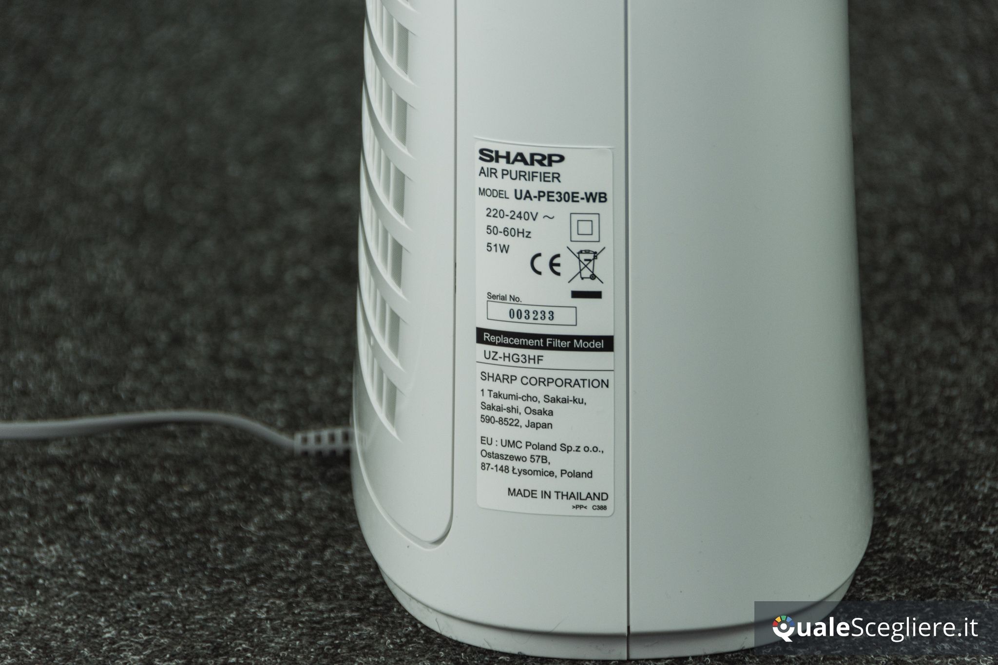 Sharp UA-PE30E-WB