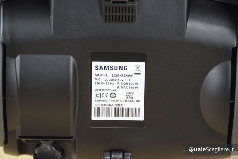 Recensione Samsung VC5100 VC05K51F0VP/ET QualeScegliere.it