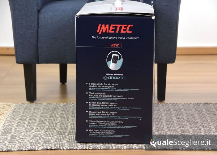 Imetec Scaldasonno Adapto 100% lana e merino